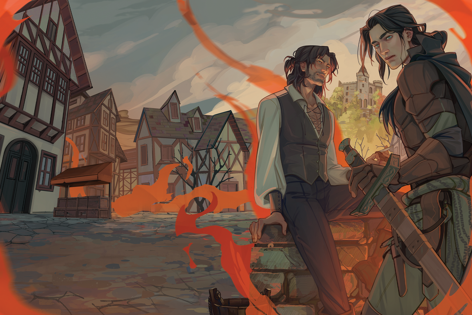 Le PREMIER CHAPITRE d'Ombre rouge sur Darnar, Camille de Rougemont