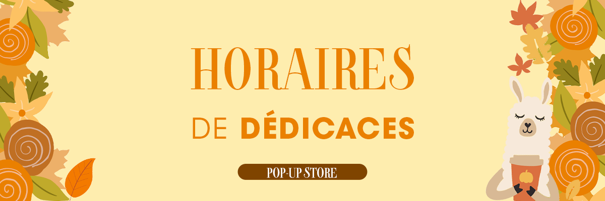 Pop-up store de Bordeaux - les horaires de dédicace