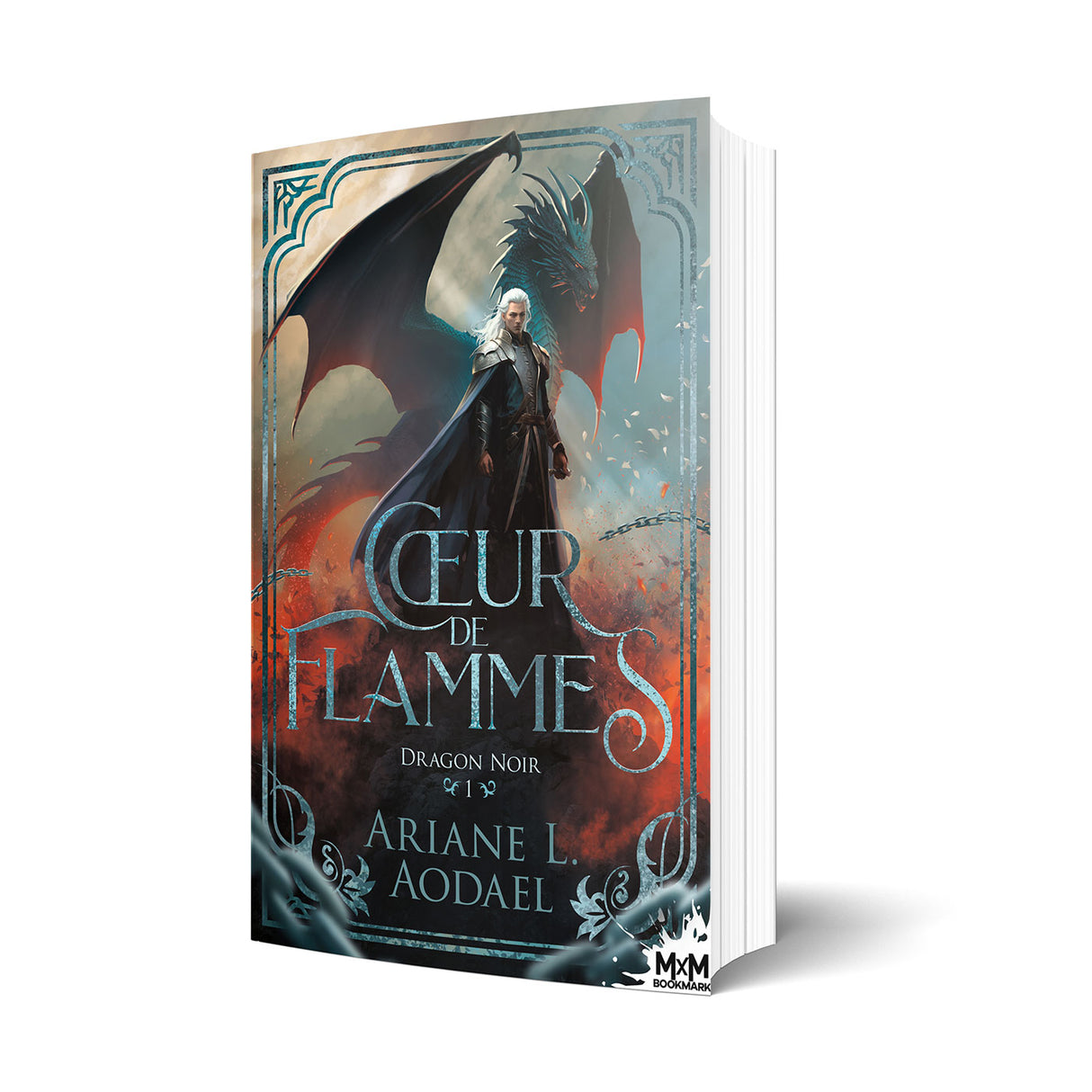 Ariane L. Aodael Dragon noir Cœur de flammes